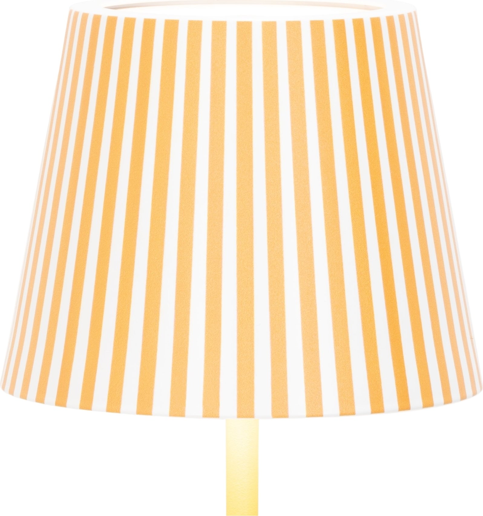 Abażur do lampy Poldina Christmas w paski żółty