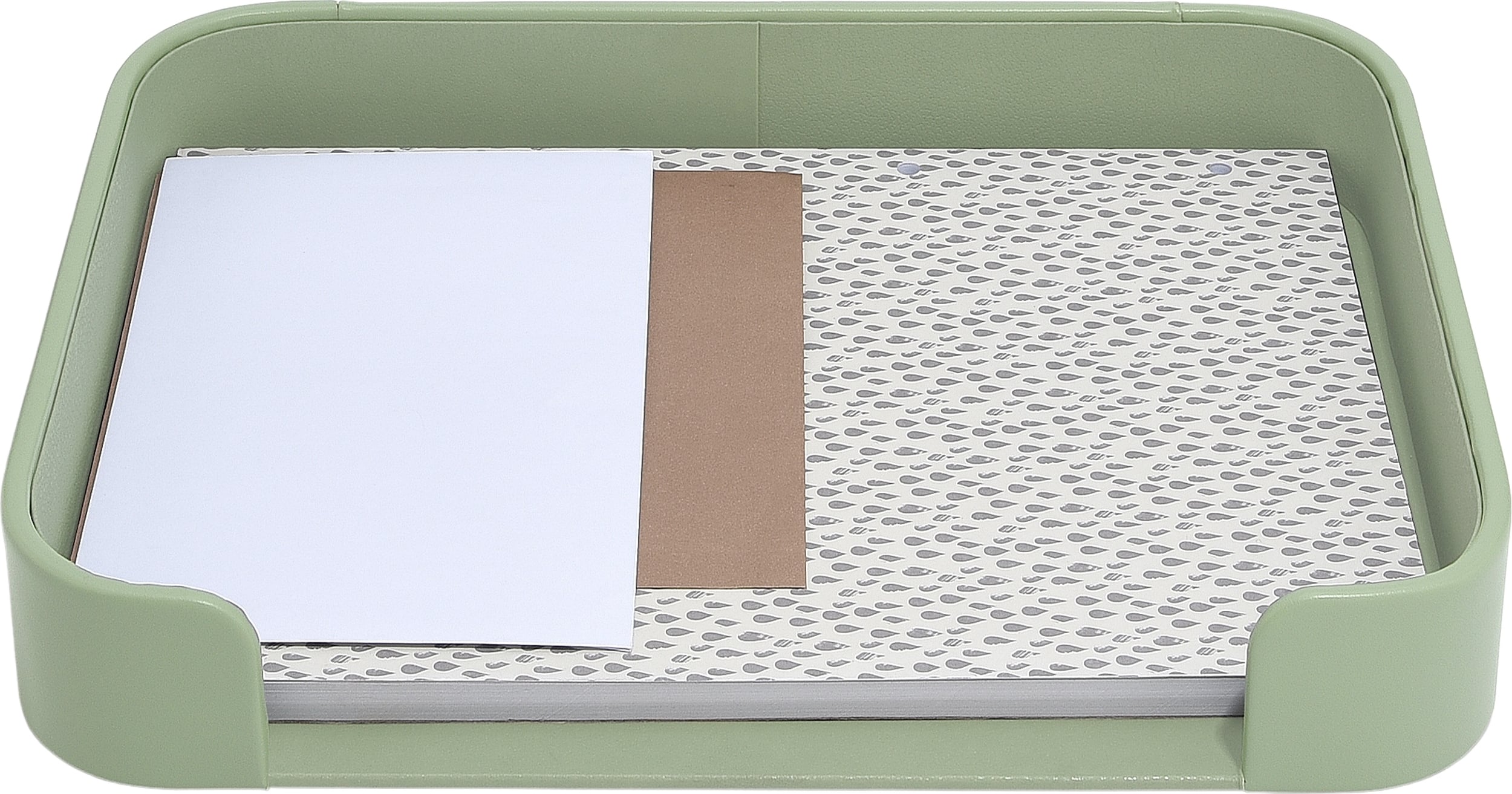 Organizer na listy i dokumenty Stackers 24,5 x 32,5 cm pistacjowy