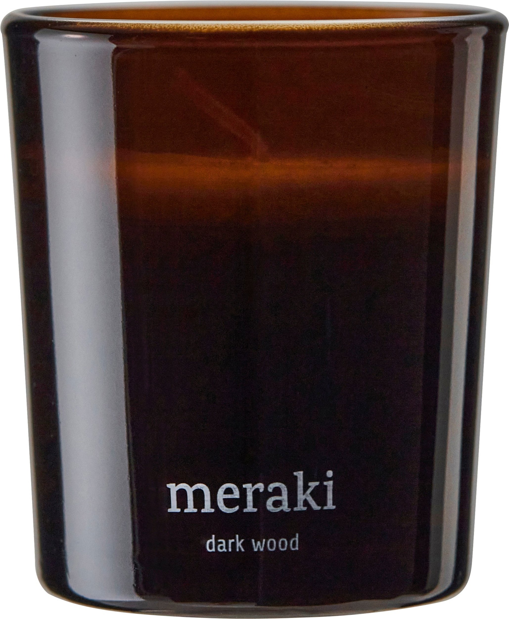 Świeca zapachowa Meraki Dark Wood mała