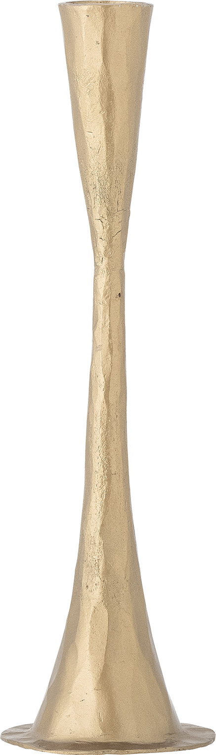 Świecznik na klasyczną świecę Jacoba 25 cm mosiądz metalowy