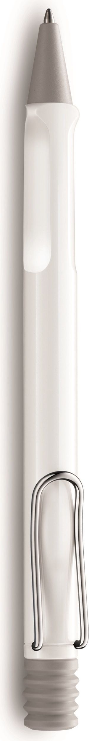 Długopis Safari biały z niebieskim wkładem