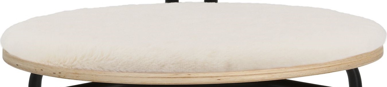 Poduszka na krzesło Curious Teddy biała