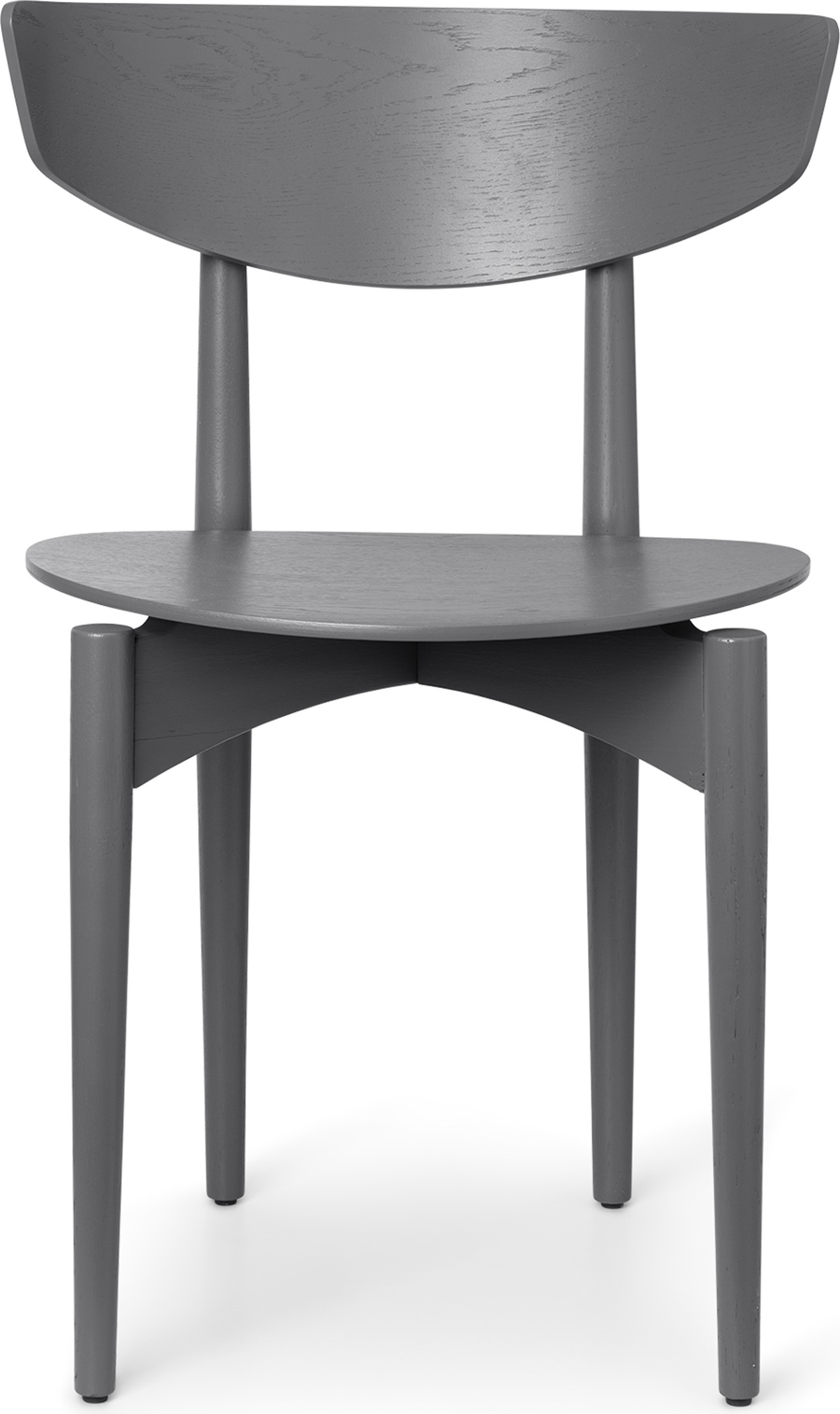 Krzesło Herman szare drewniane