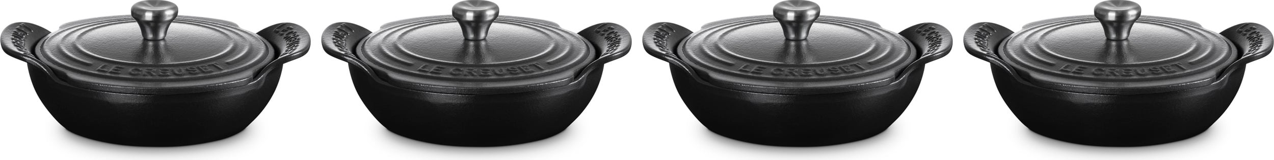 Garnki żeliwne z pokrywkami Le Creuset Gourmand 13 cm 8 el.