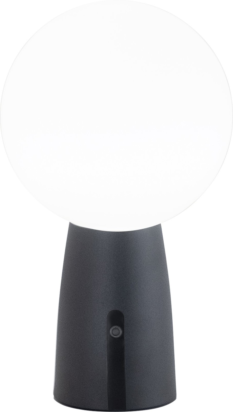 Lampa bezprzewodowa Olimpia 26 cm ciemnoszara