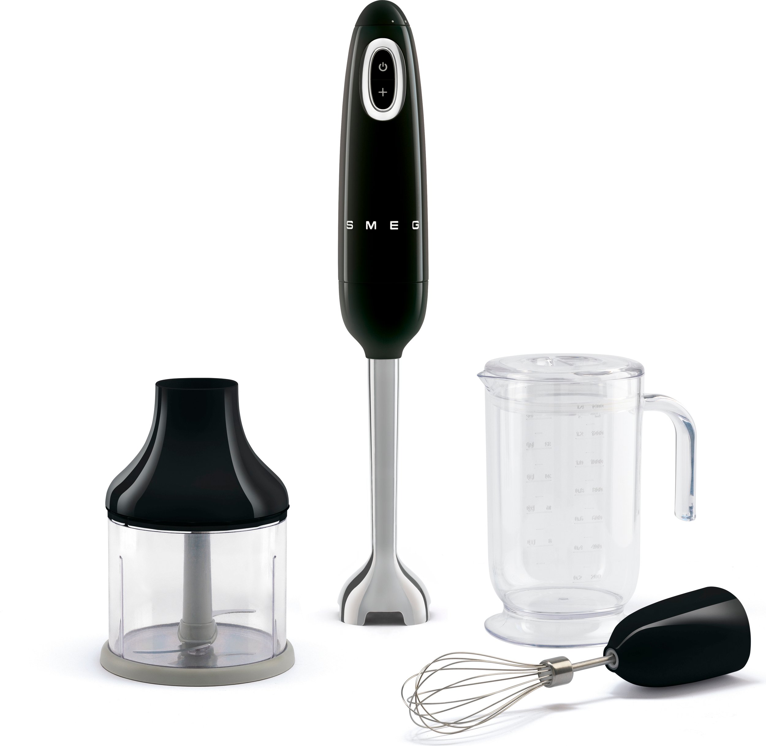 Blender ręczny 50's Style II czarny z akcesoriami