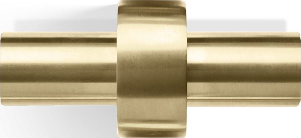 Wieszak haczyk na ręczniki Century złoty mat podwójny