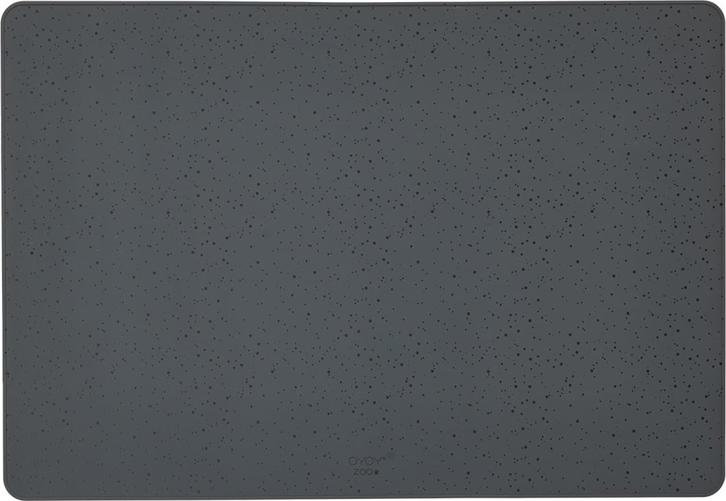 Mata pod miskę dla psa Koko 44 x 64 cm czarna