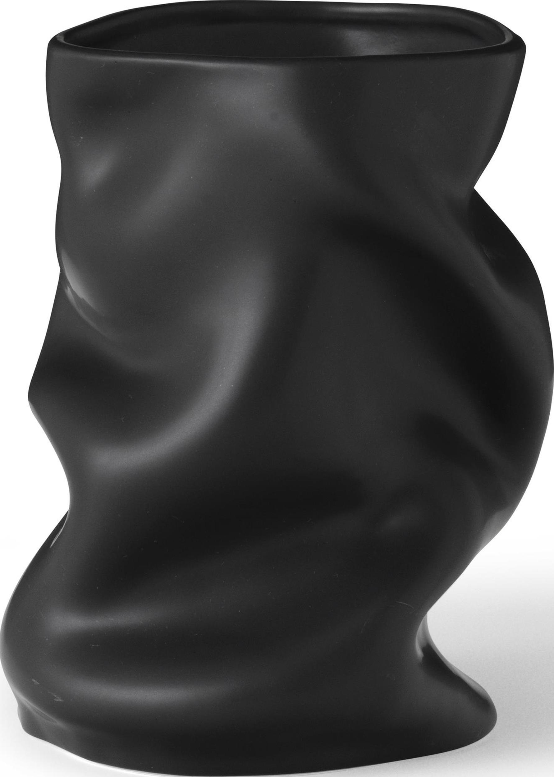 Wazon Collapse 20 cm czarny