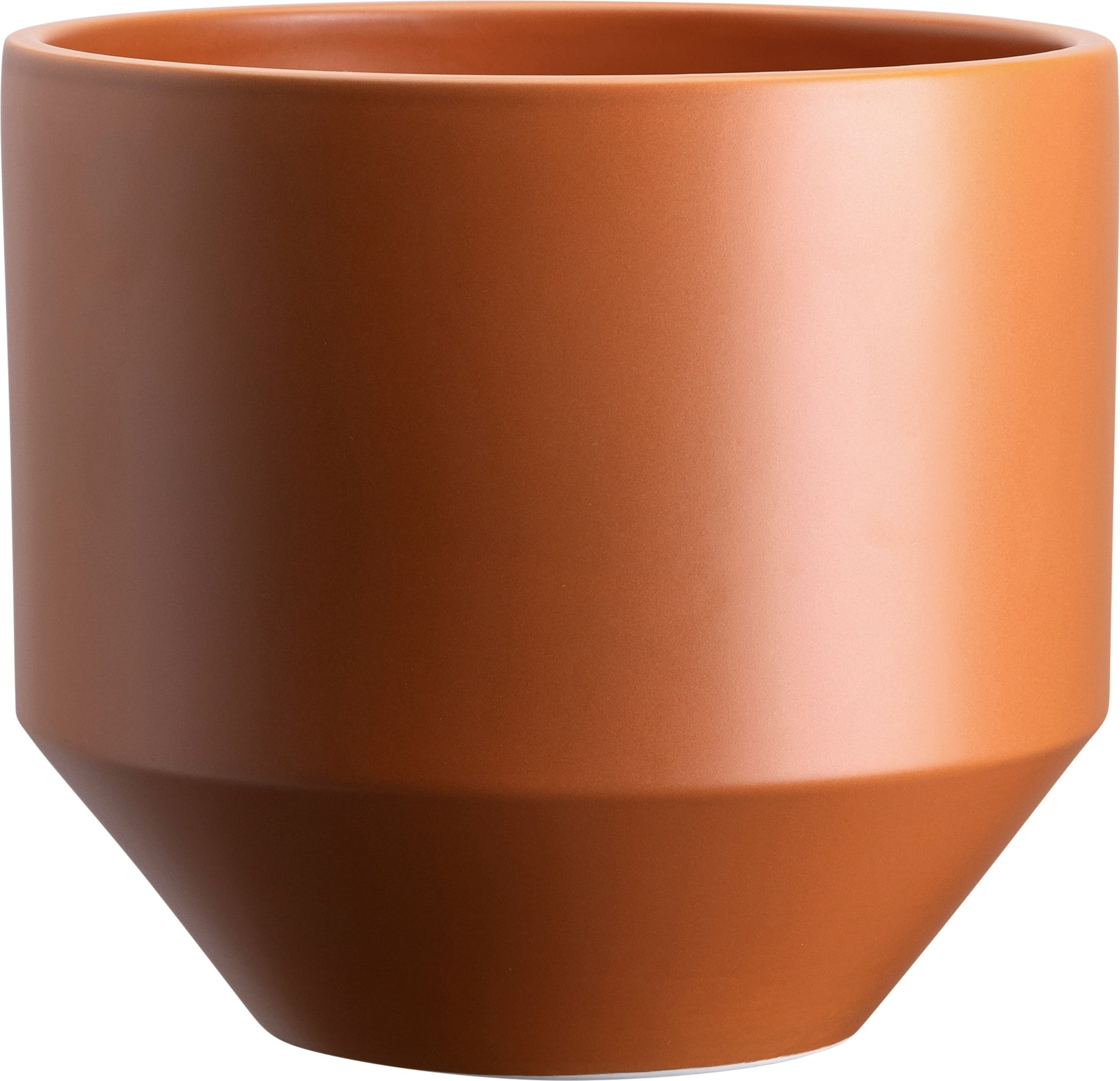 Doniczka Lily 21 cm pomarańczowa