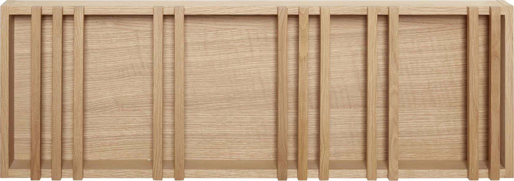 Półka na czasopisma Hübsch pozioma z drewna dębowego