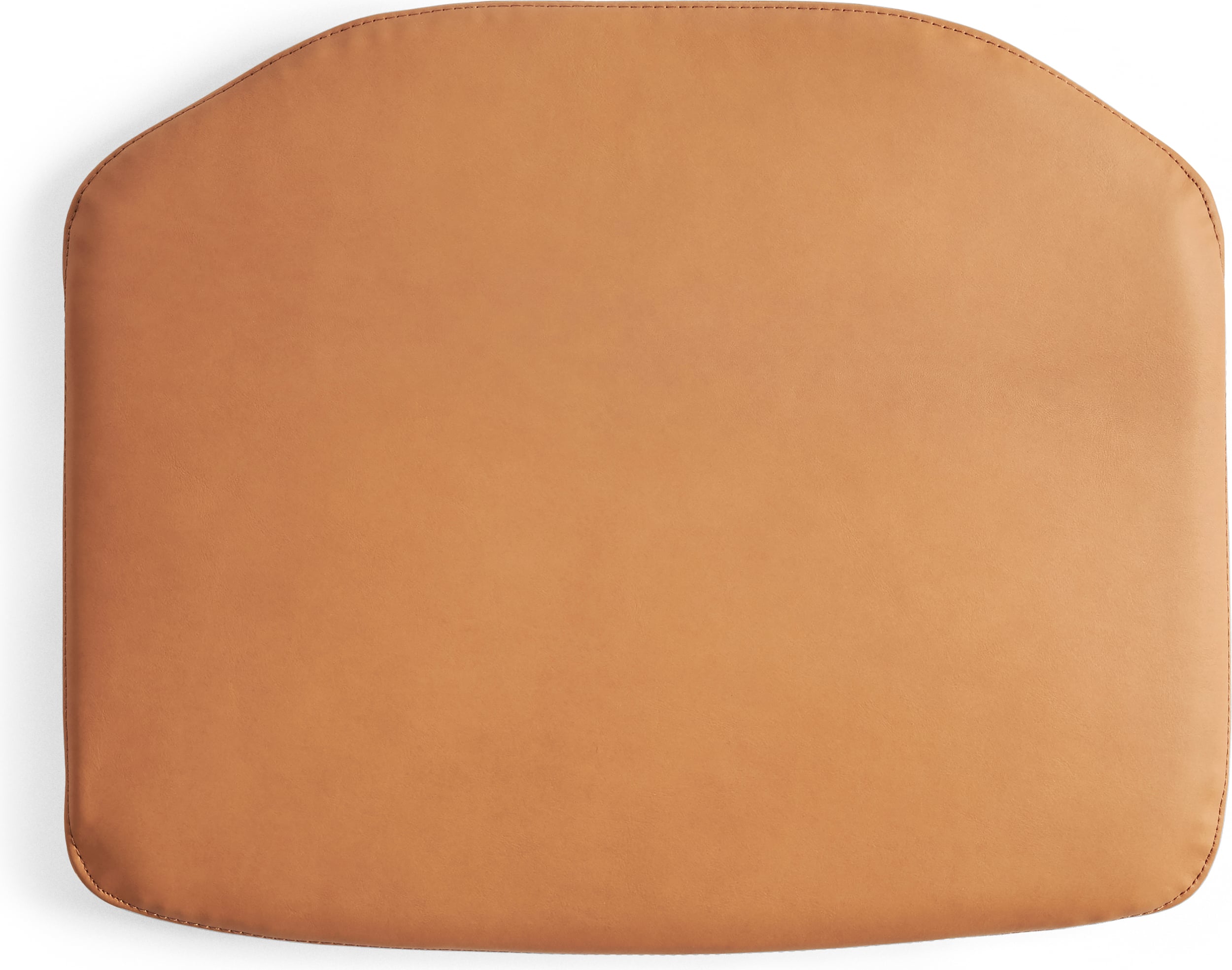 Poduszka na krzesło J-series 38 x 33 cm pomarańczowa skórzana