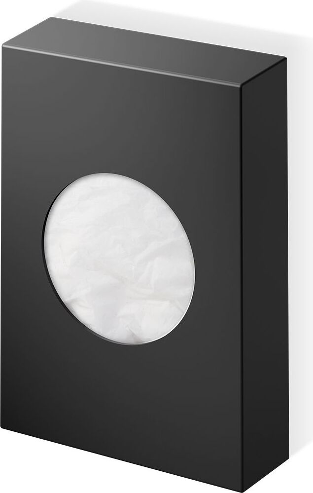 Pojemnik na woreczki higieniczne Corner czarny mat