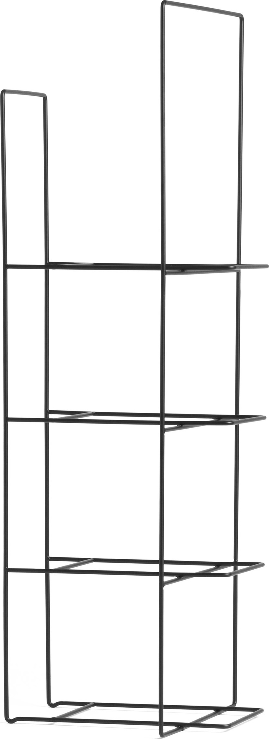 Stojak na magazyny Rewire czarny L