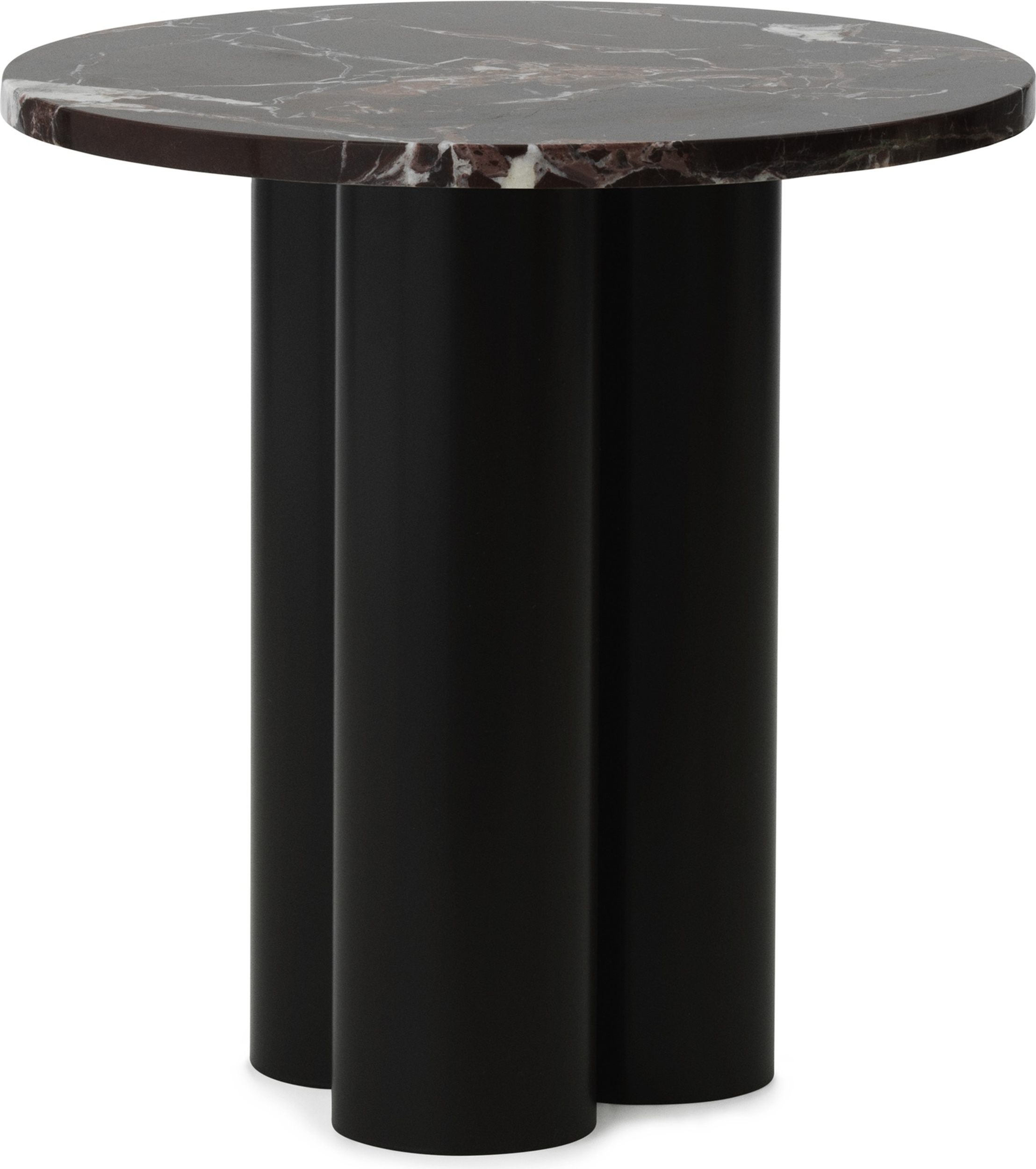 Stolik Dit Levanto Rosso na brązowych nogach