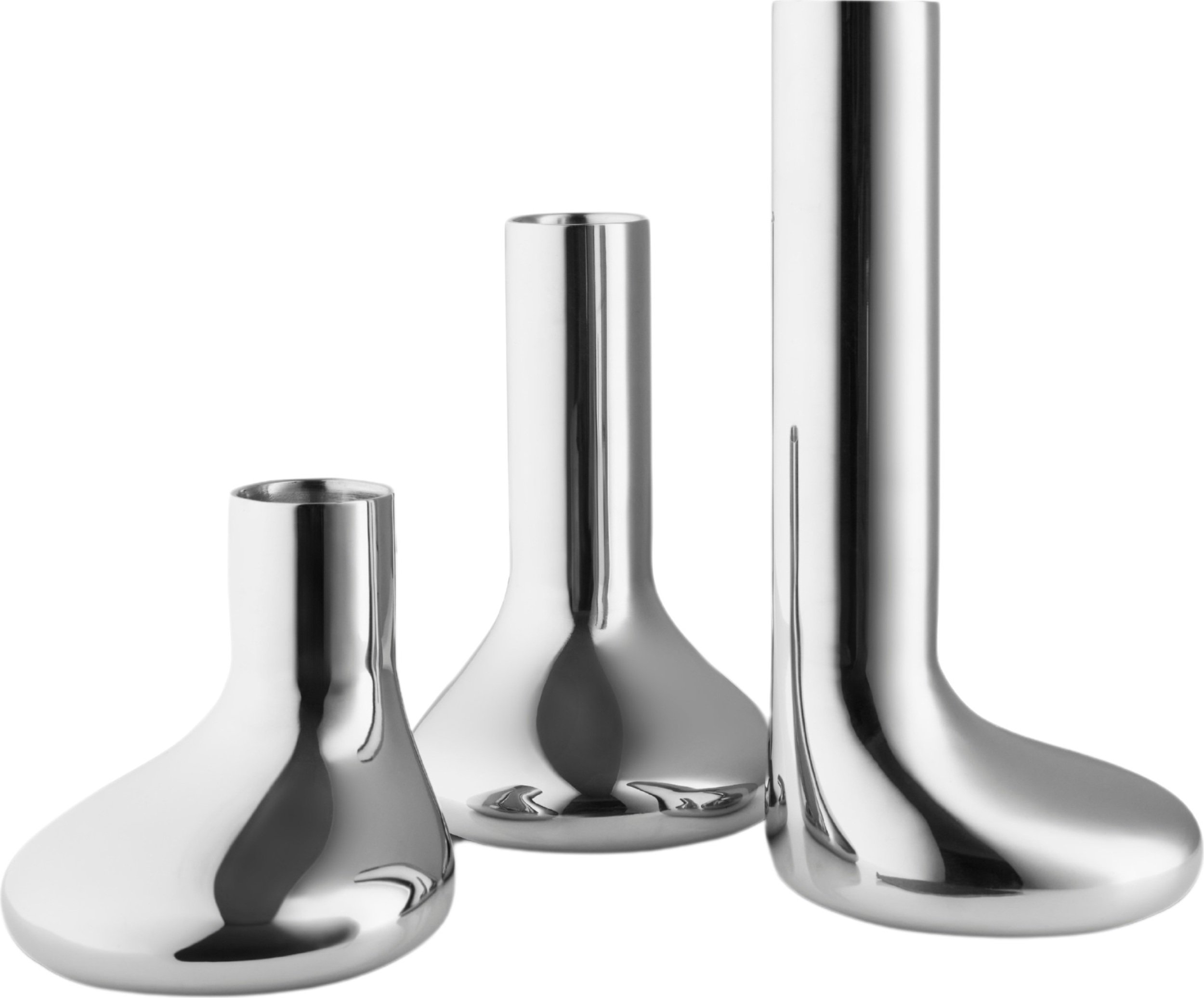 Świeczniki na klasyczne świece Mellow 3 szt.