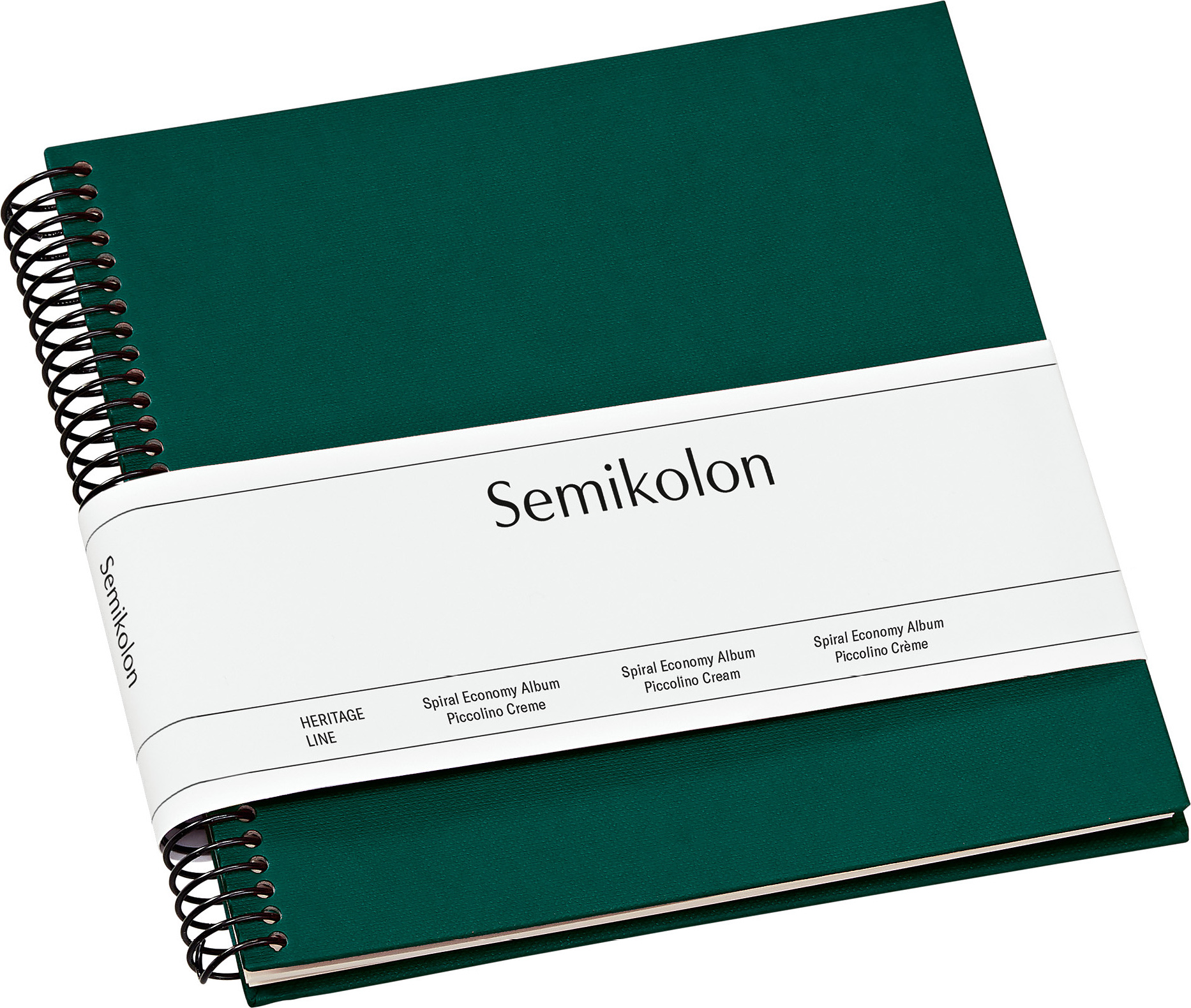 Album na zdjęcia Uni Economy mały ciemnozielony z białymi kartami