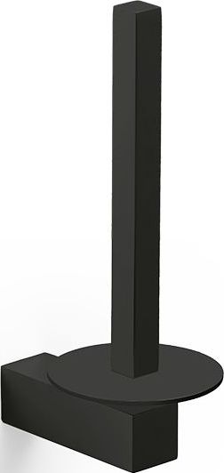 Wieszak na papier toaletowy Corner pionowy czarny mat