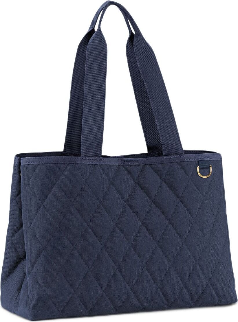 Torba Shopper Classic L granatowa pikowana