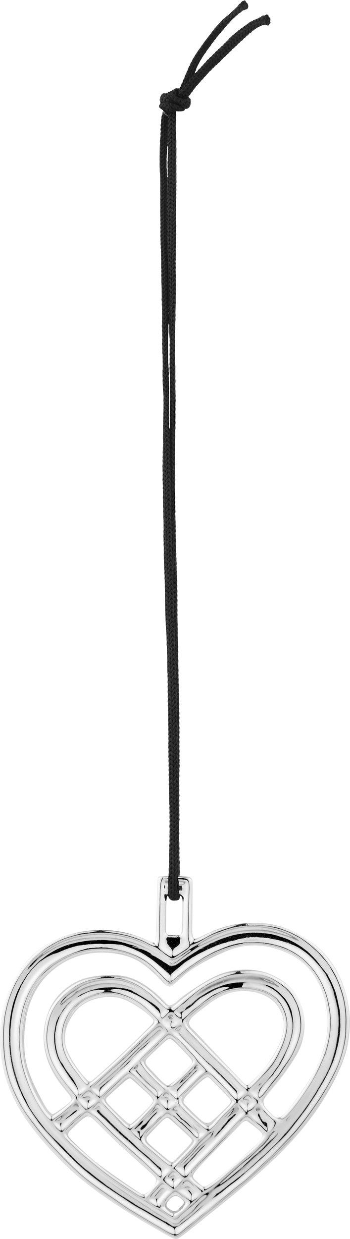 Zawieszka świąteczna Karen Blixen serce srebrne