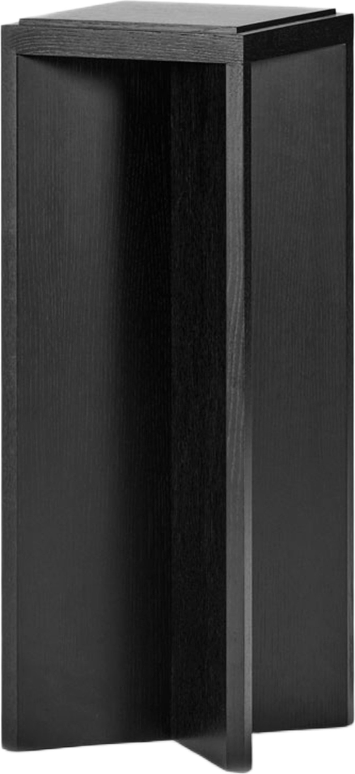 Stolik boczny Kubé wysoki 103 cm czarny