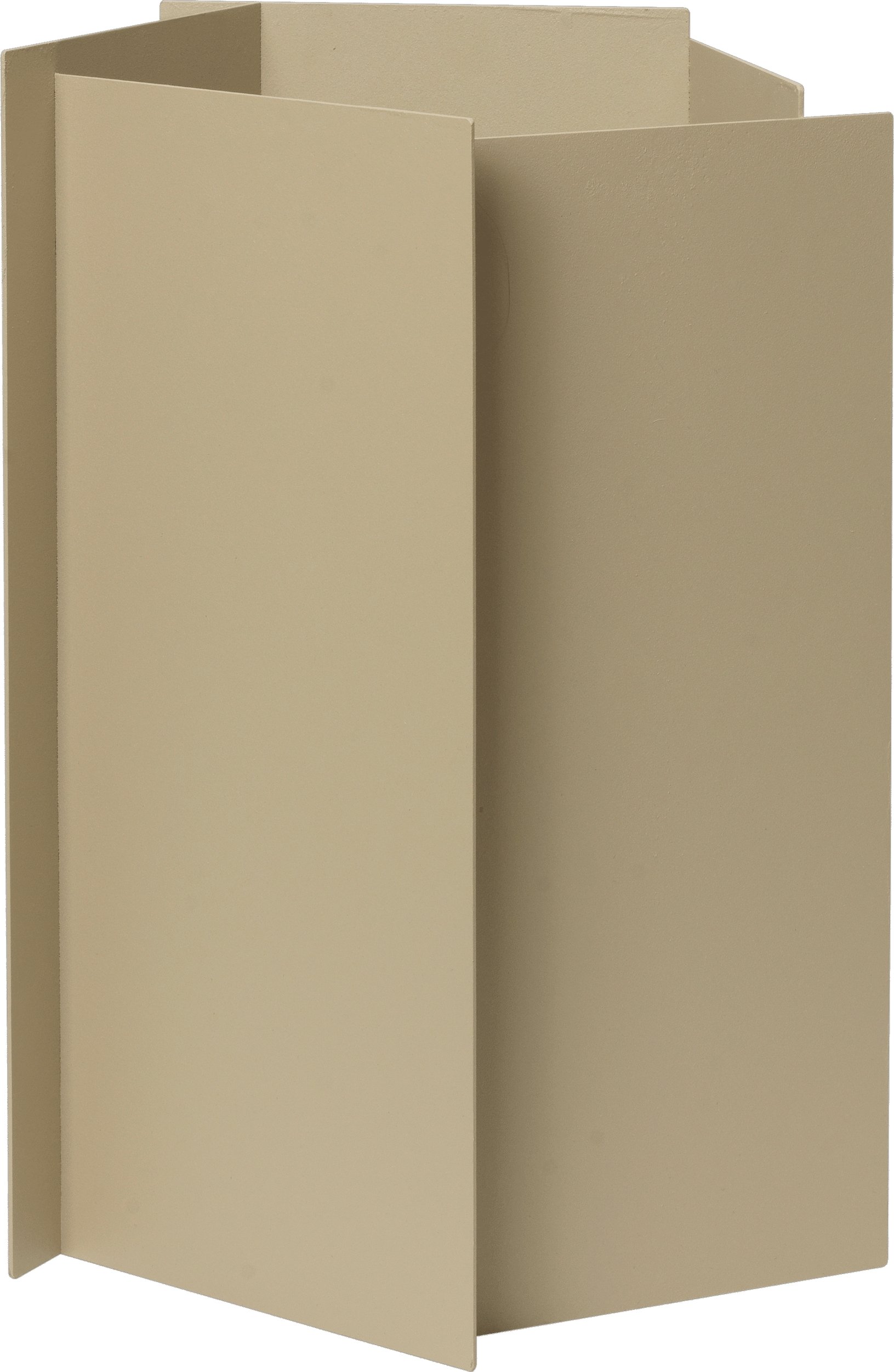 Osłonka na doniczkę Fragma 39 cm beżowa