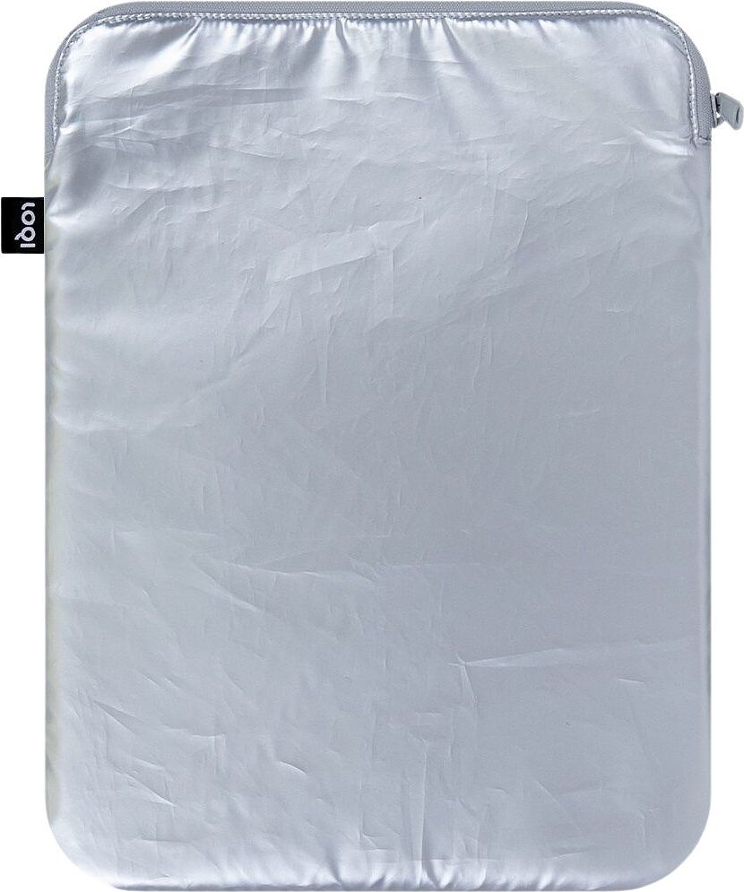 Etui na laptop Metallic 26 x 36 cm srebrne