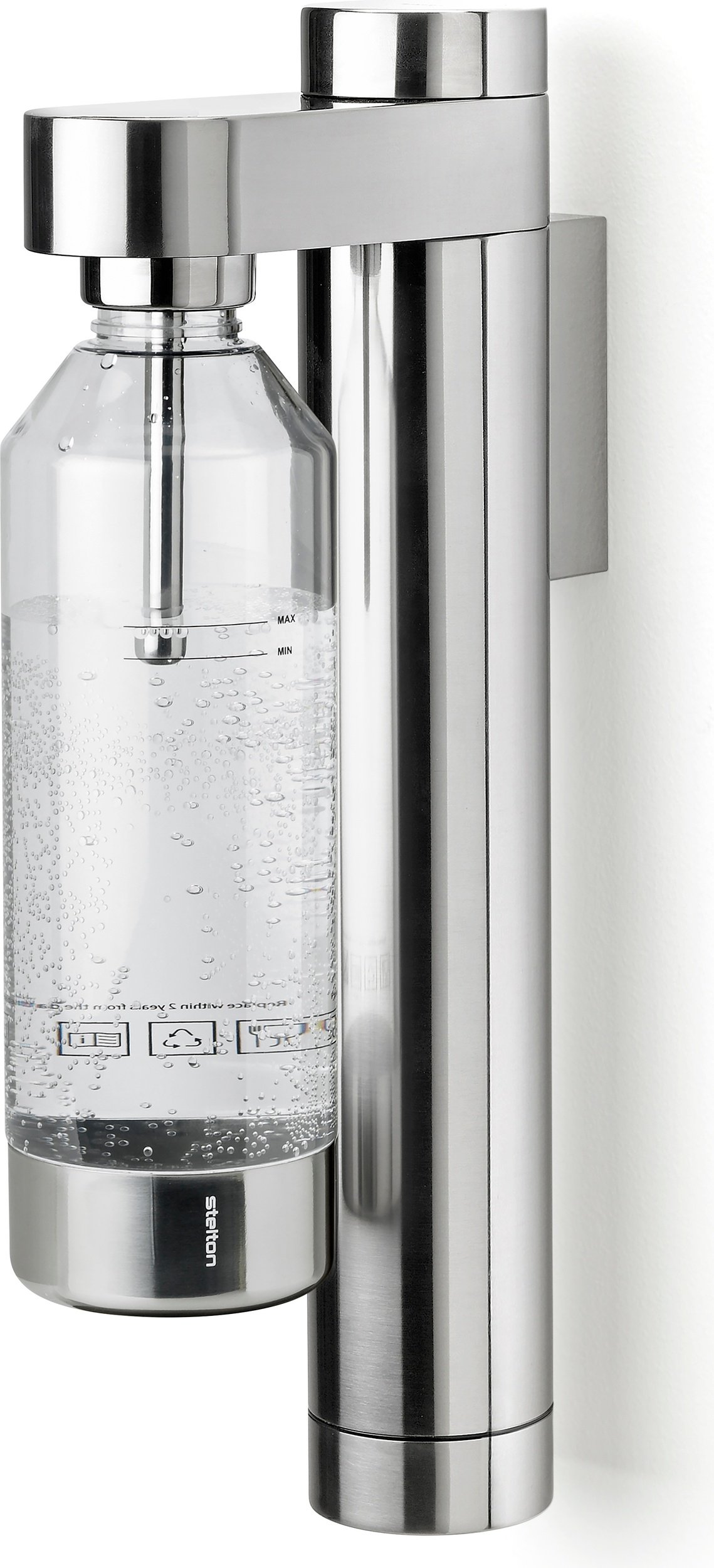 Saturator do wody Brus stalowy ścienny