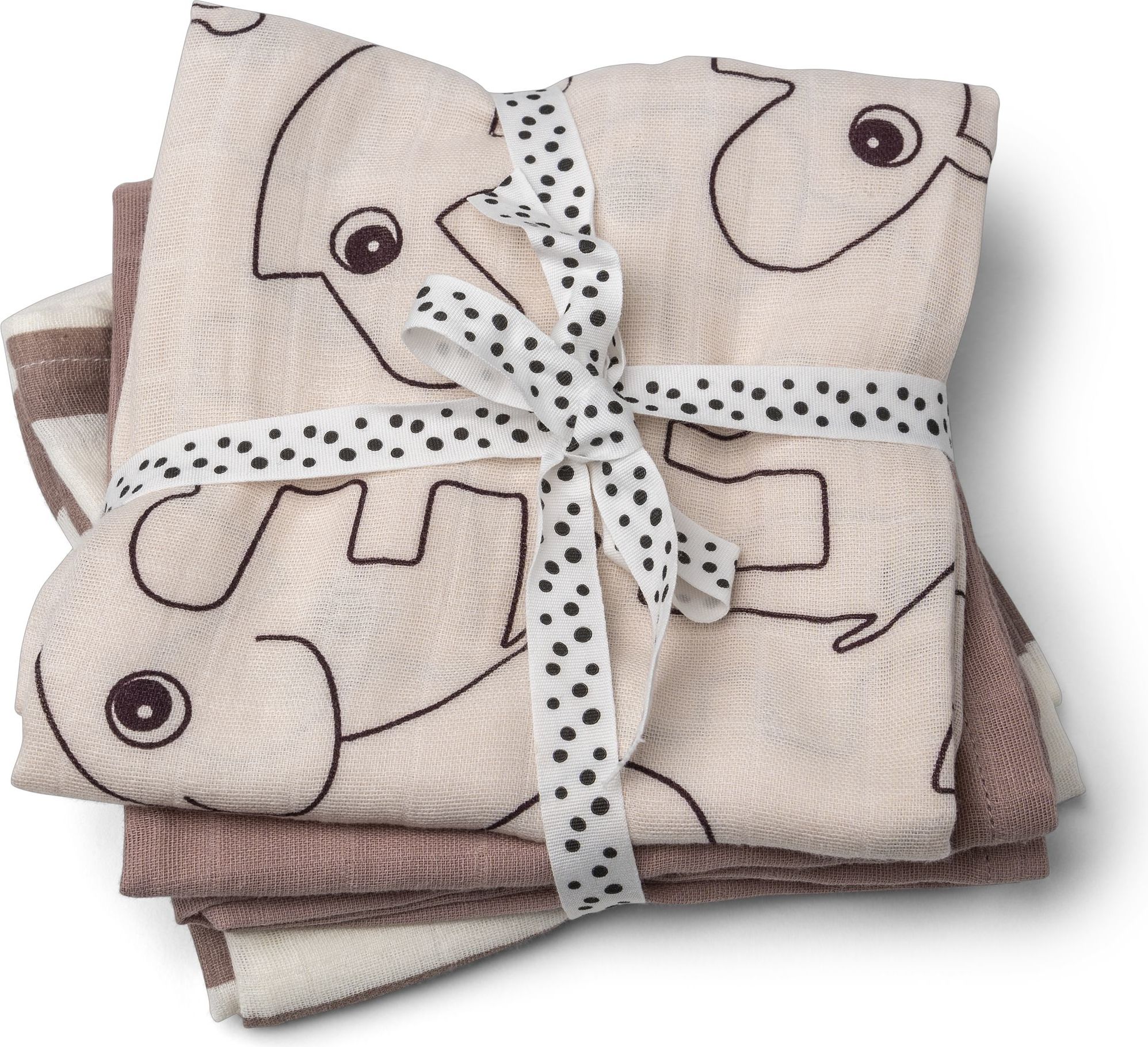 Pieluszki Deer Friends różowe 3 szt.