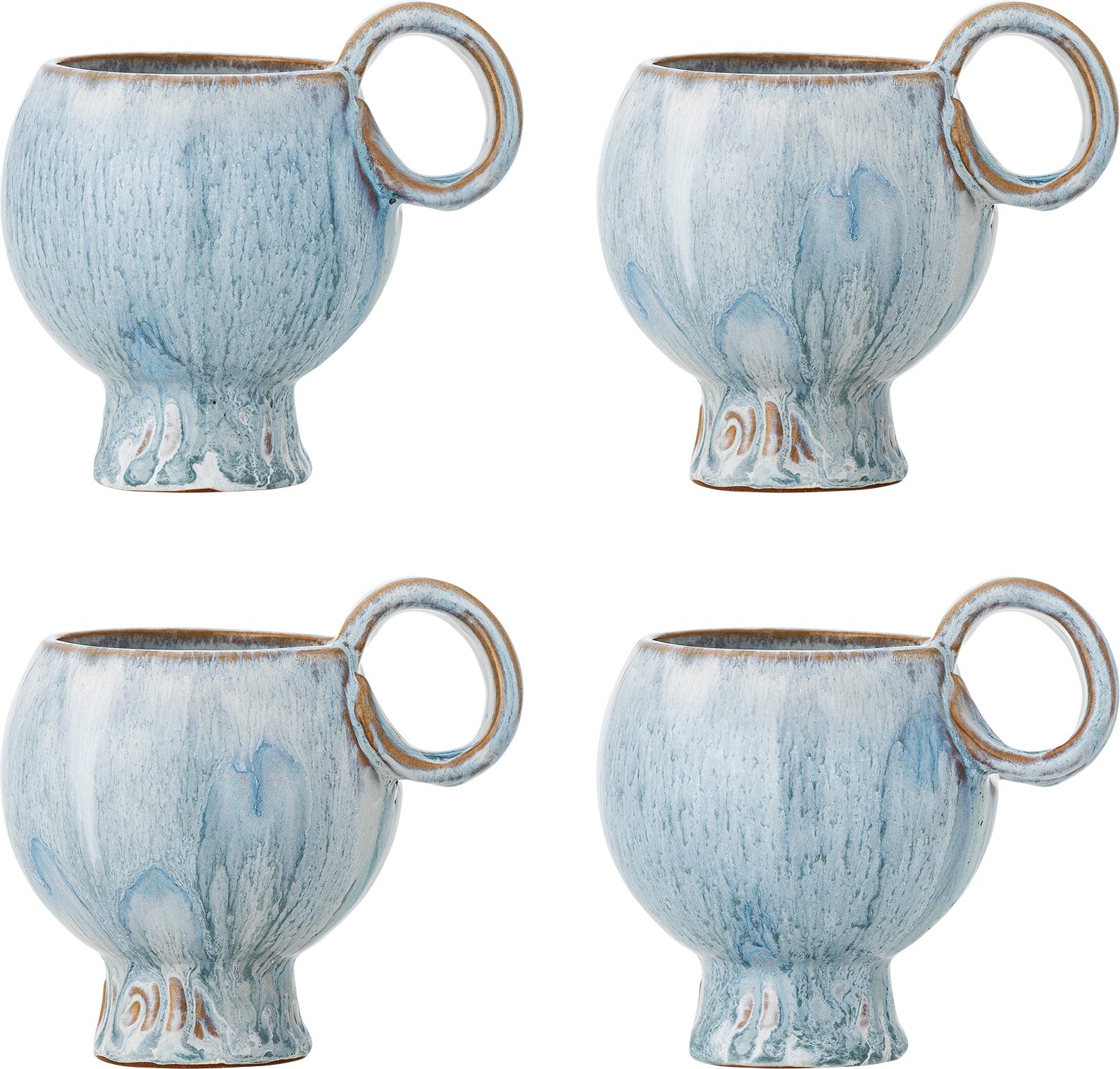 Kubki Avonlea 250 ml niebieskie 4 szt.