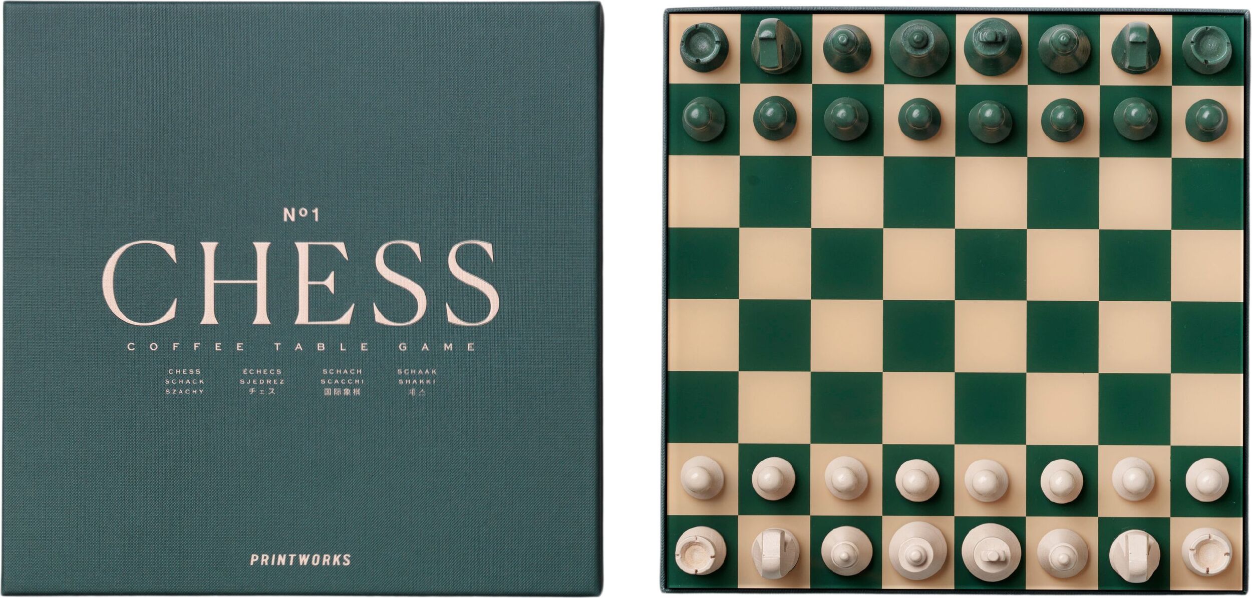 Szachy Printworks Classic zielone
