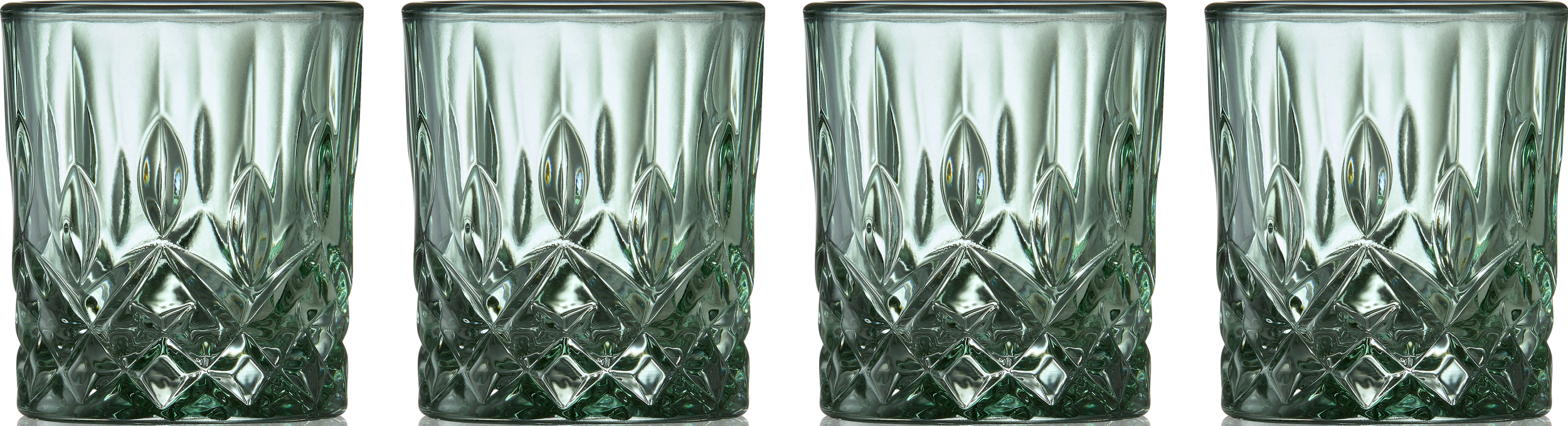 Kieliszki do shotów Sorrento 40 ml zielone 4 szt.