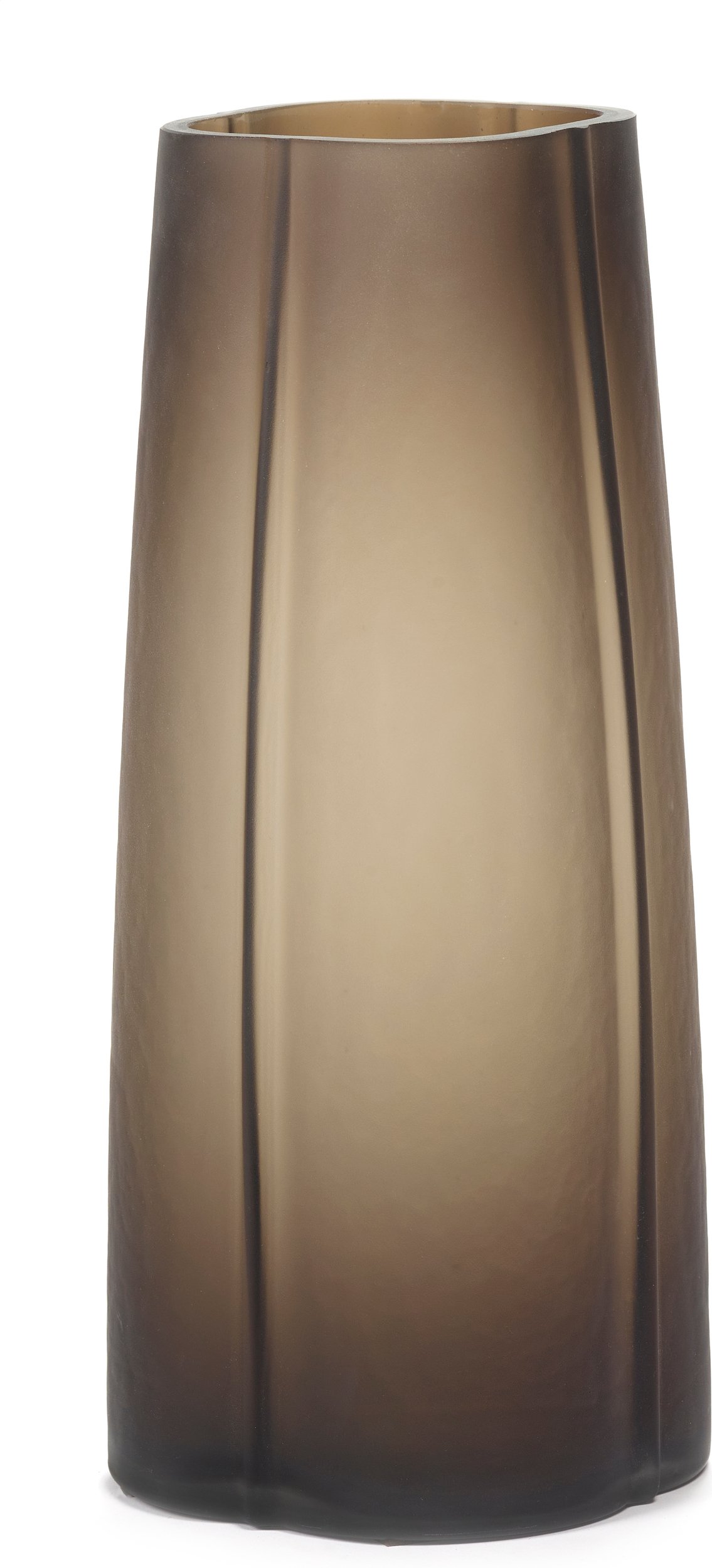 Wazon Shapes 40 cm brązowy