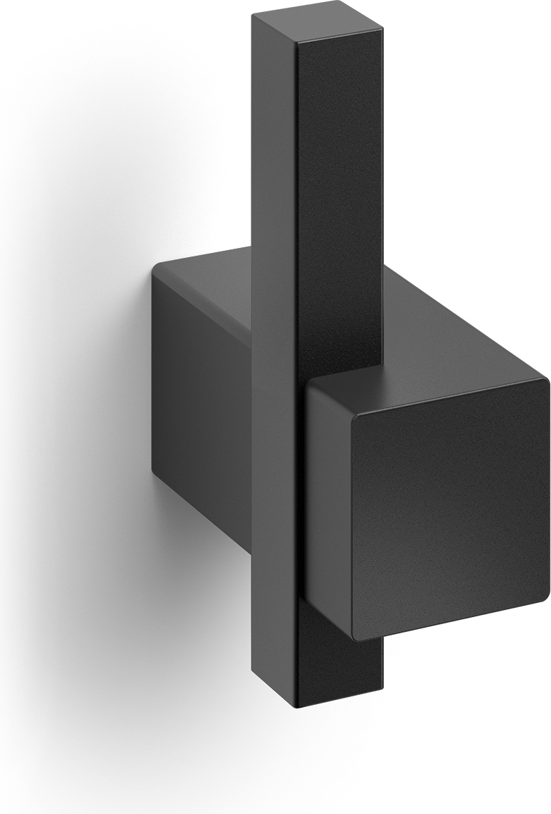 Wieszak łazienkowy Carvo stal malowana proszkowo czarny