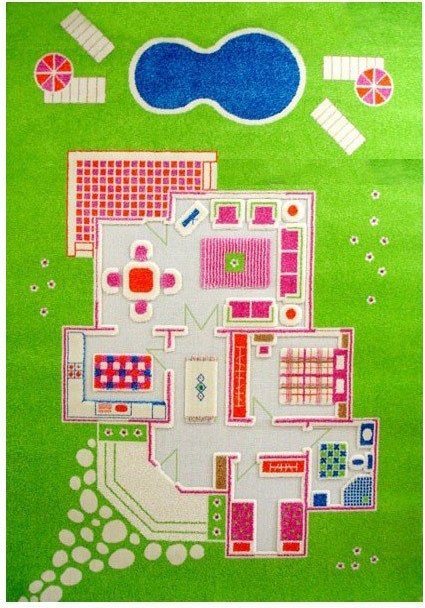 Dywan Domek dla Lalek 3D 160 x 230 cm