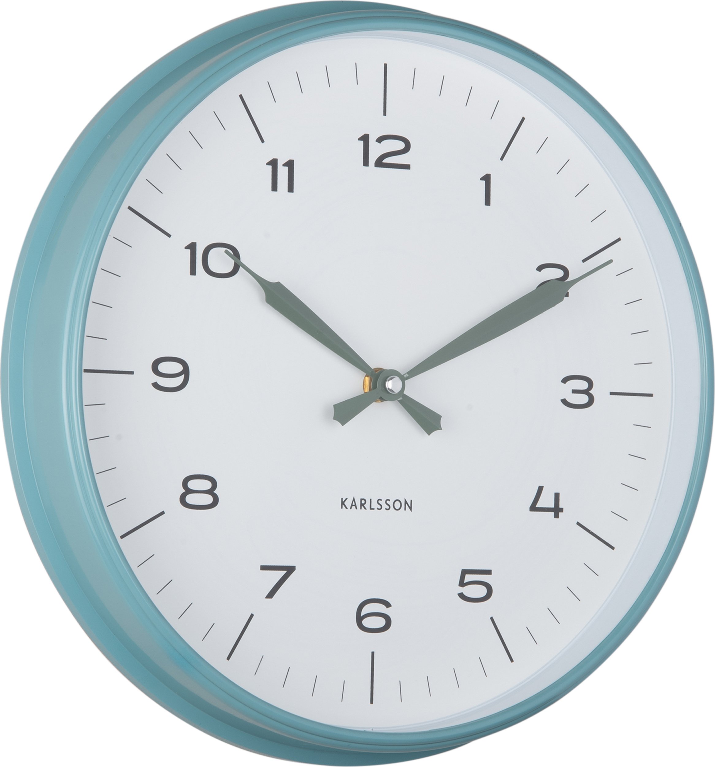 Zegar ścienny Modern Factory błękitny