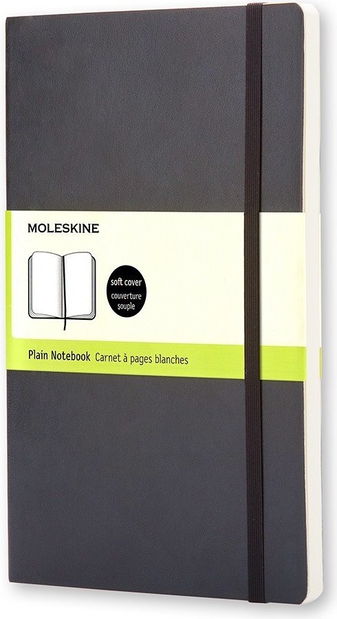 Notes gładki Moleskine P czarny miękka oprawa