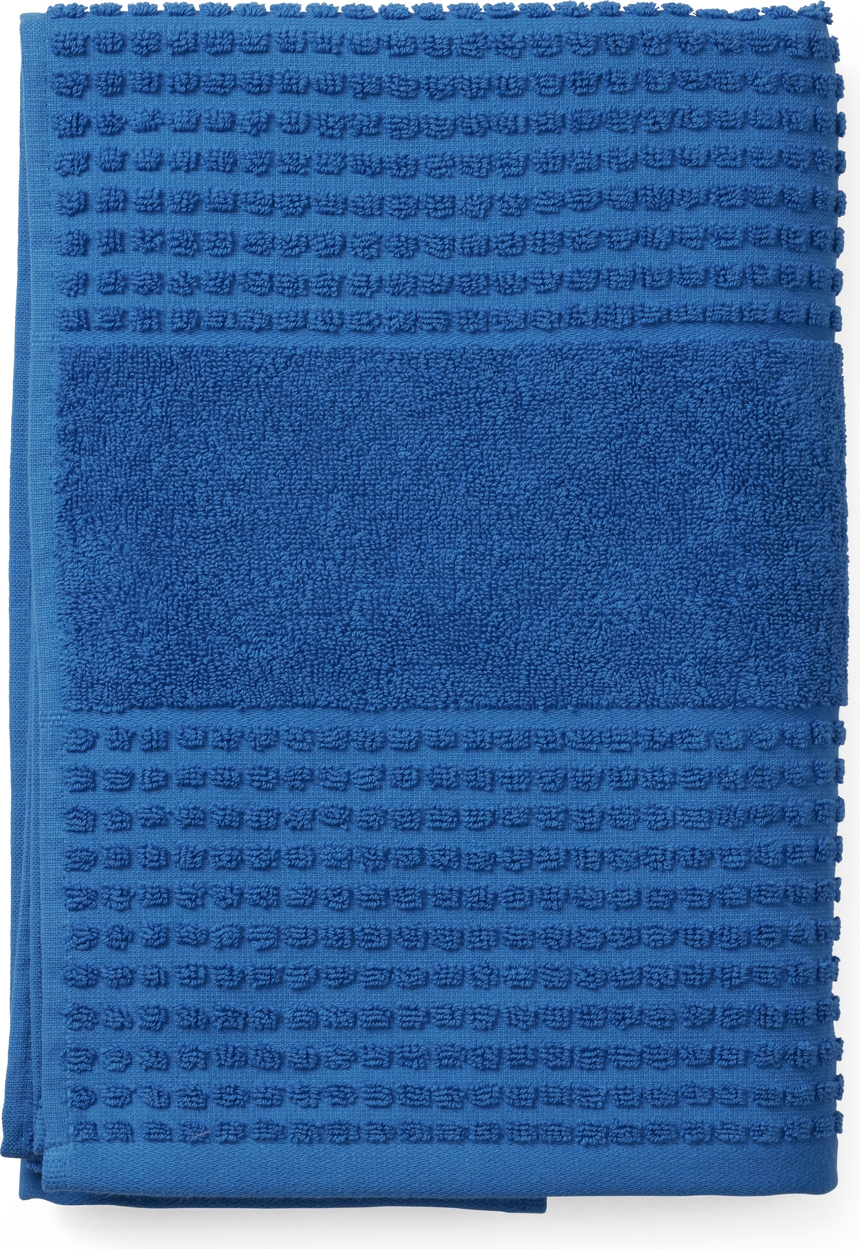 Ręcznik Juna Check 70 x 140 cm niebieski