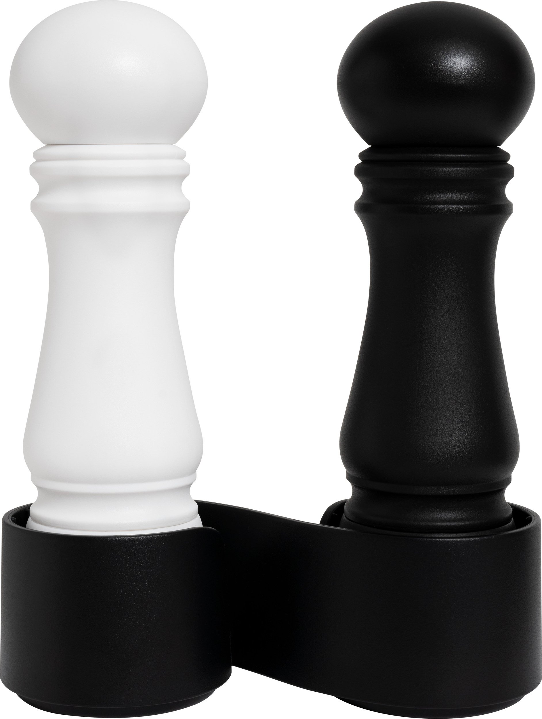 Młynki do soli i pieprzu Mini Grinder czarny i biały 2 szt.