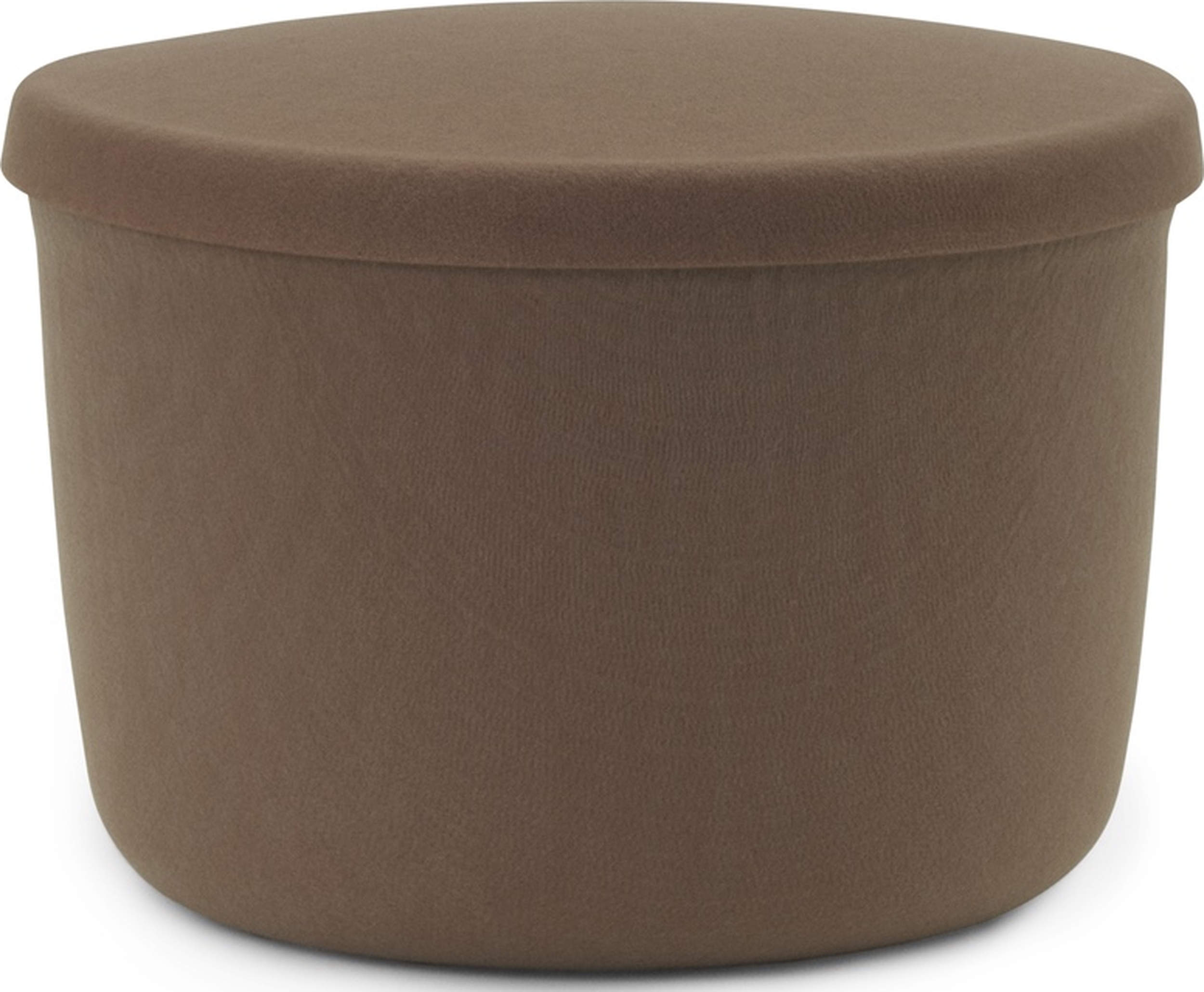 Puf ze schowkiem Hide 52,5 cm brązowy