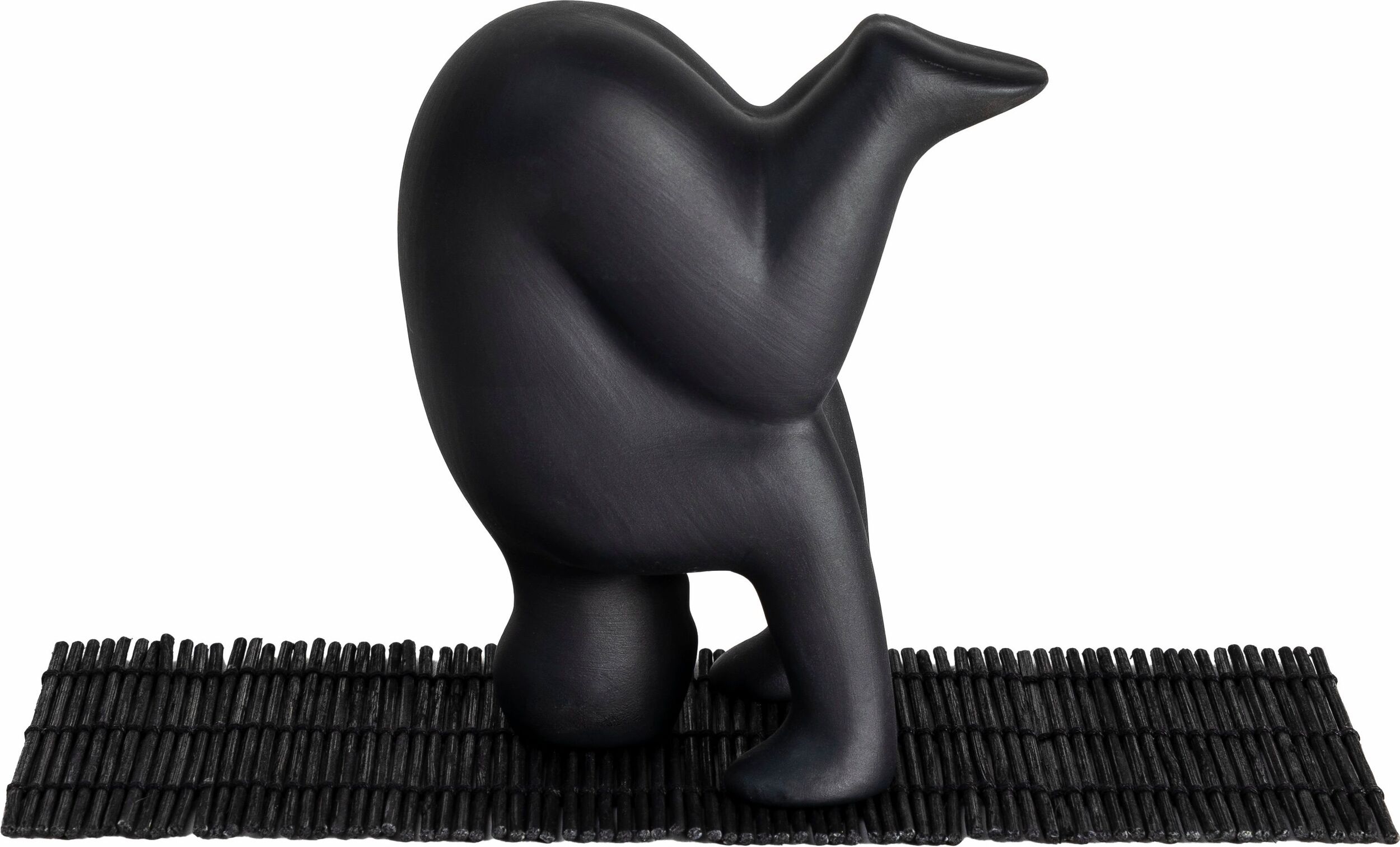 Figurka dekoracyjna Yoga No.4 czarna