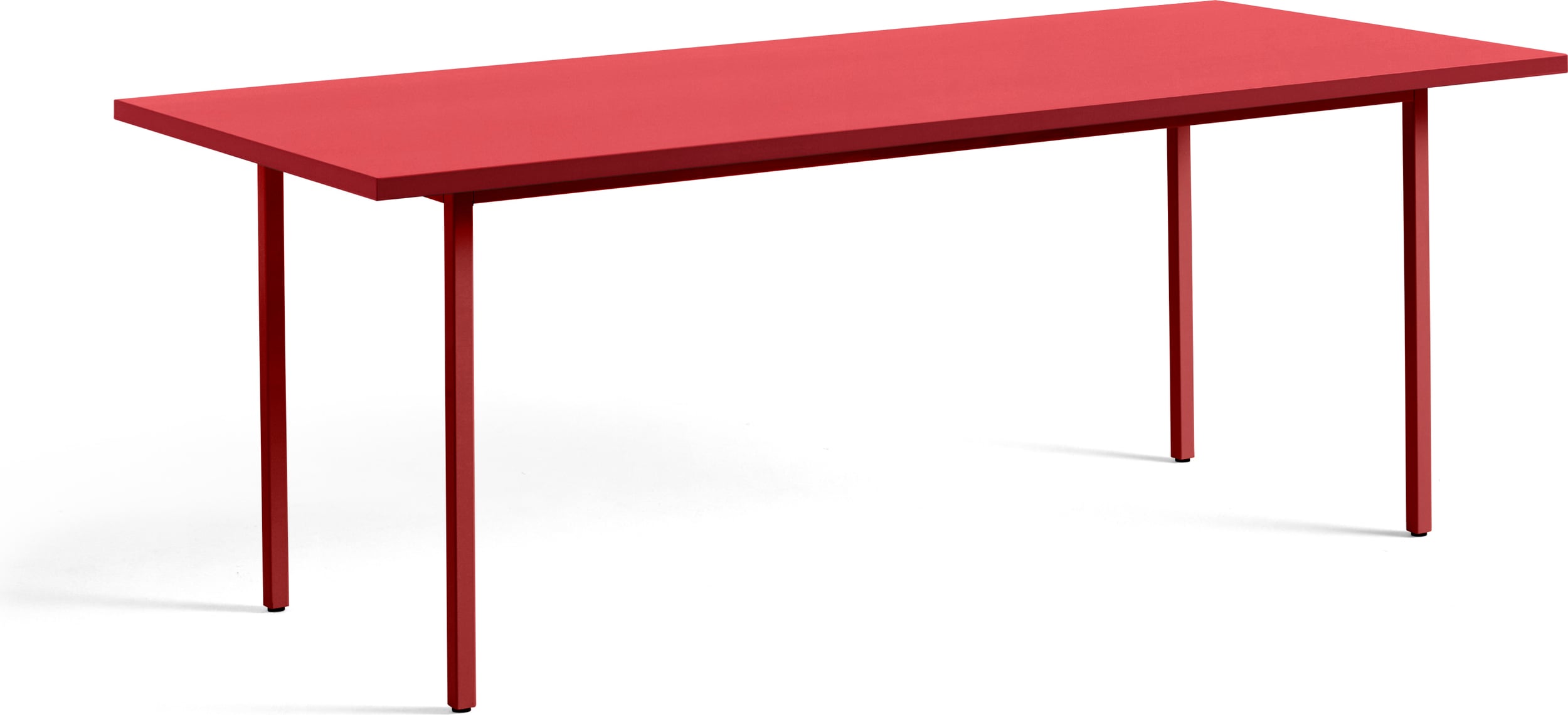 Stół Two-Colour 200 x 90 cm czerwono-bordowy