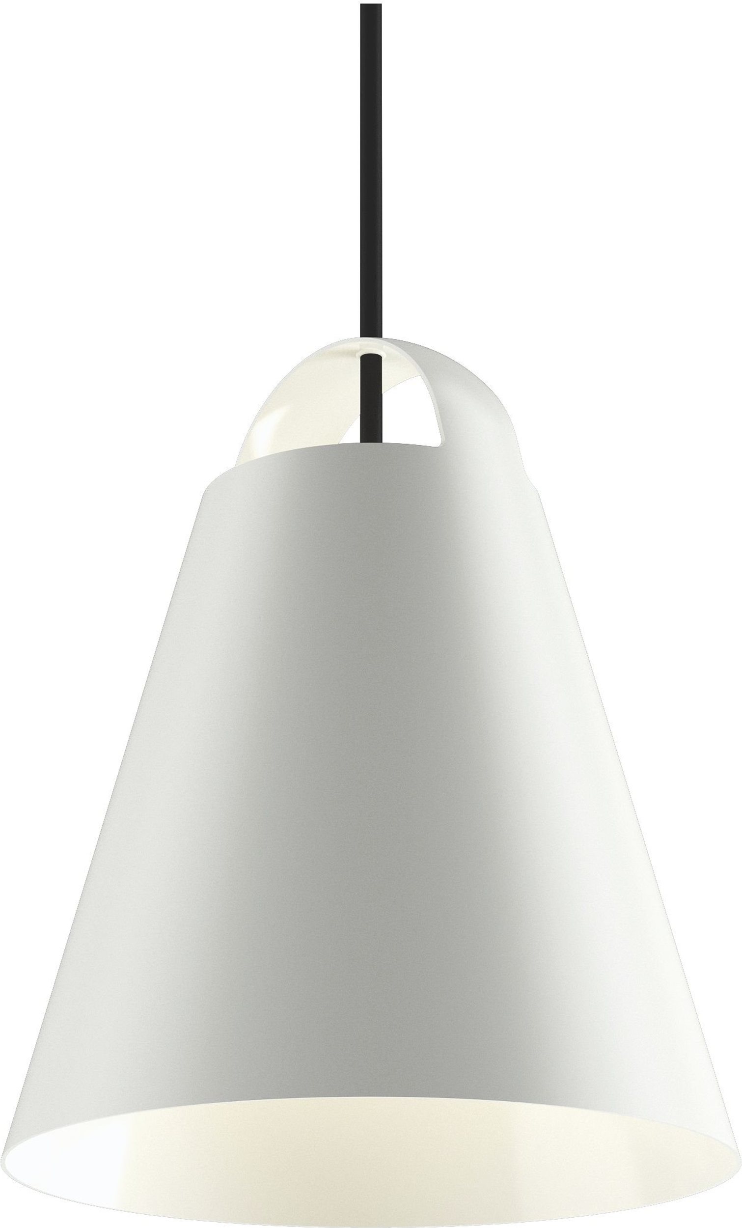 Lampa wisząca Above 25 cm biała