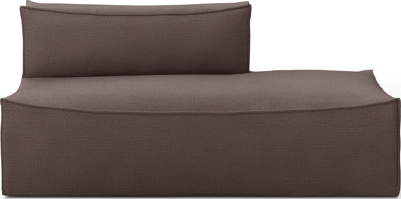 Leżanka lewostronna Catena Hot Madison 170 cm czekoladowa