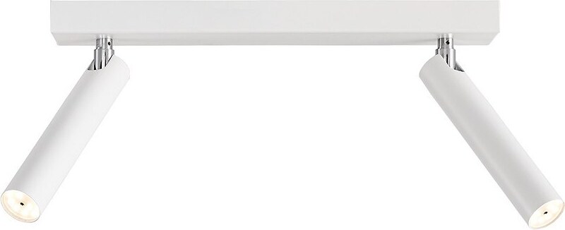 Listwa Roll biała podwójna z łączeniem srebrnym