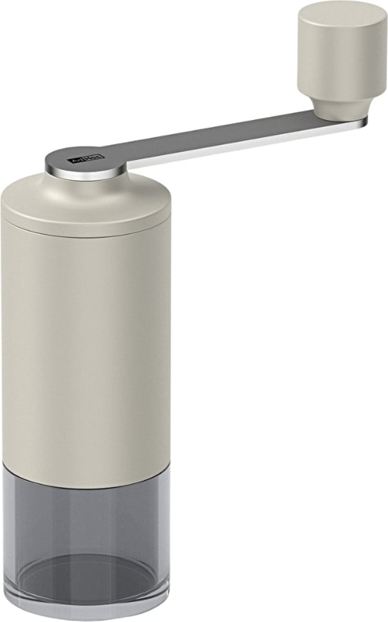 Młynek do kawy Moro jasnoszary z uchwytem