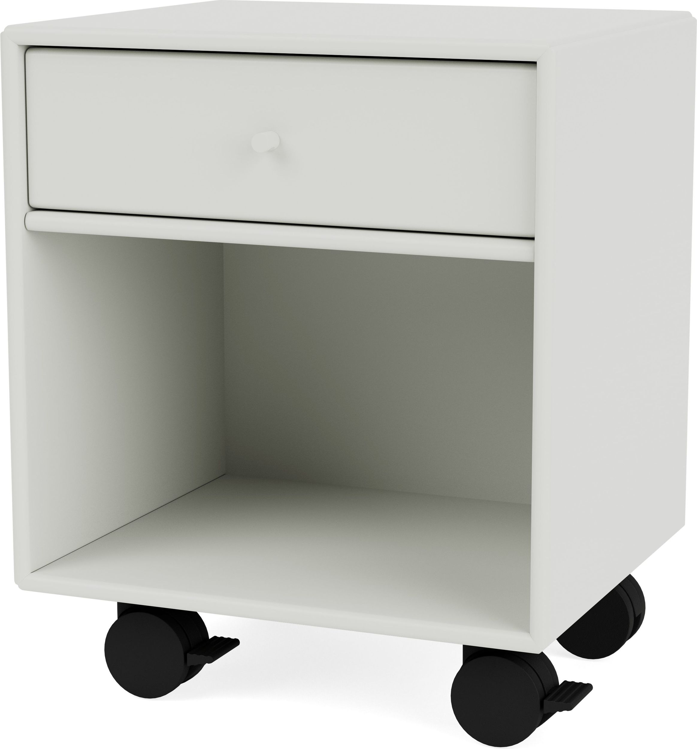 Szafka nocna Dream jasnoszara na kółkach