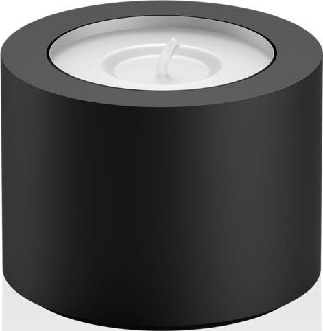 Świecznik na tealighty Stone czarny mat