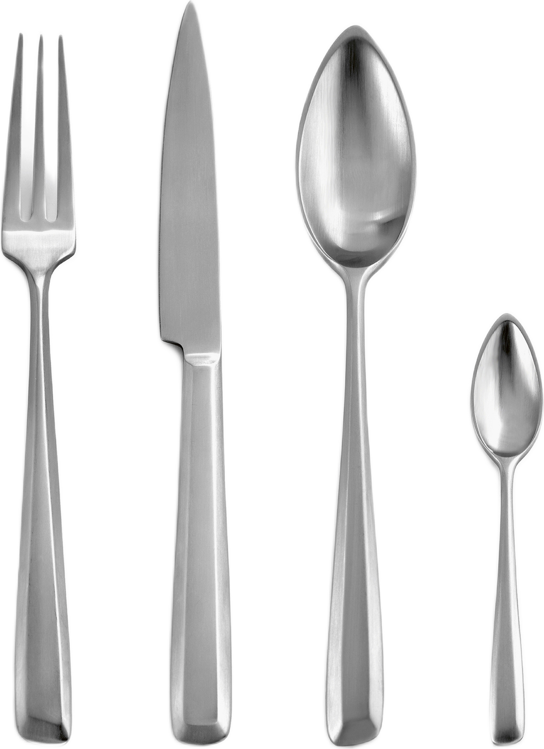 Komplet sztućców Zoë stal matowa 24 el.