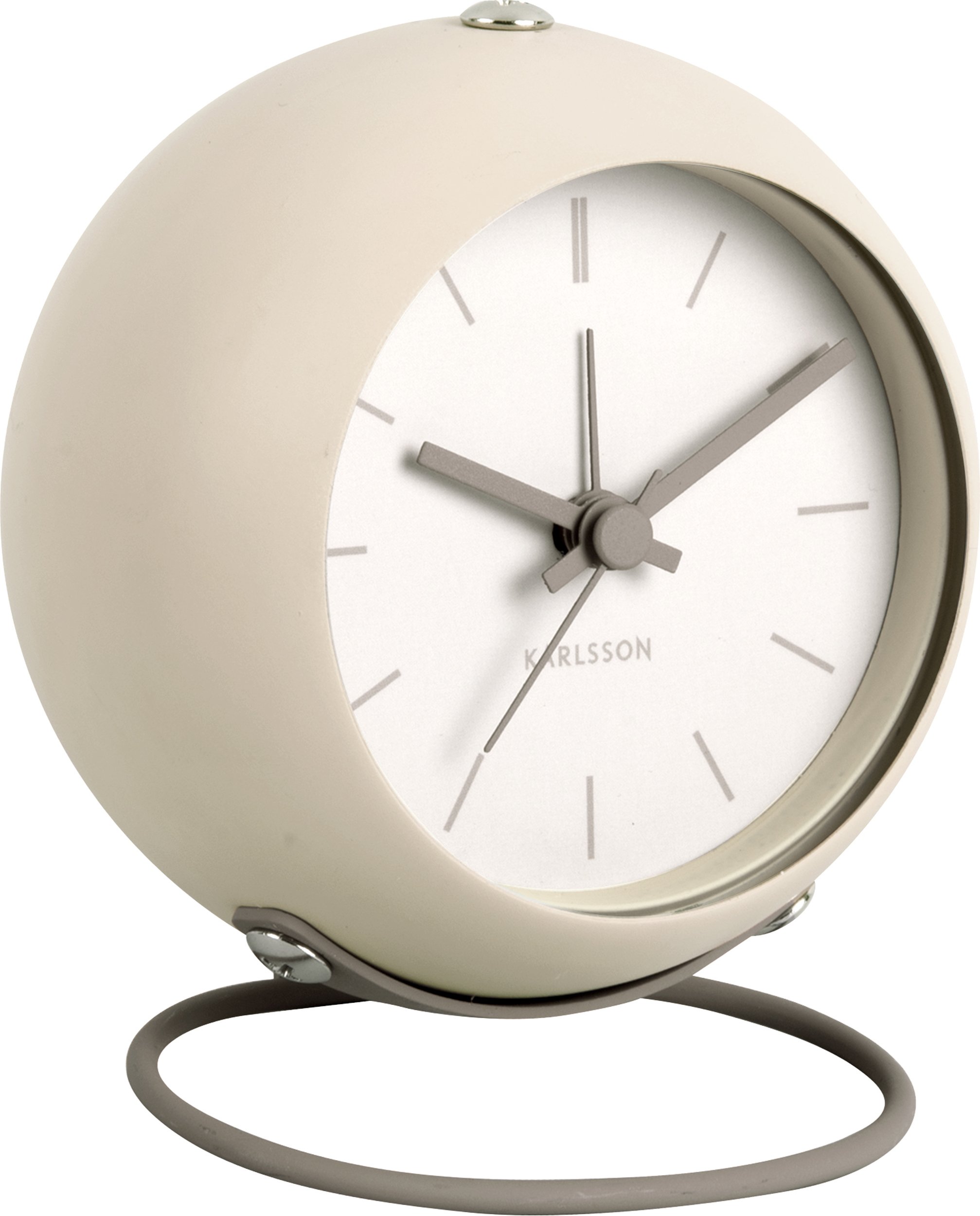 Budzik Nirvana Globe beżowoszary